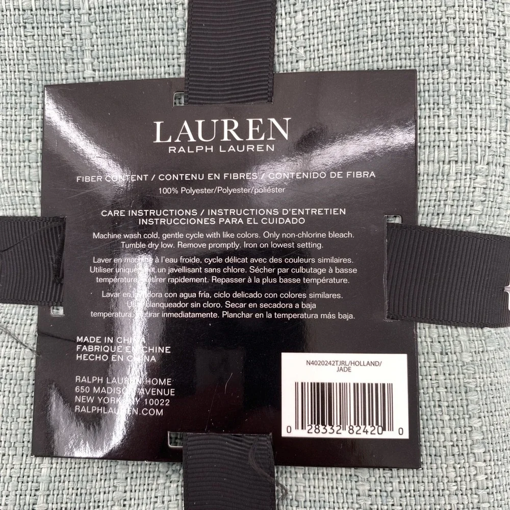 Lauren Ralph Lauren Napkins Sage Green (Set of 4) Holland Dobby Slub Rustic
